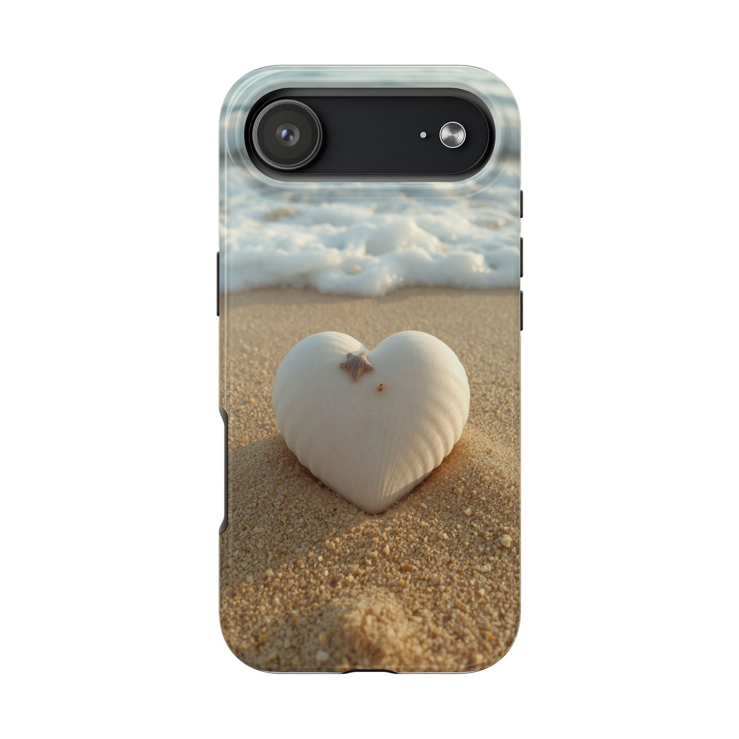 Heart Seashell Tough Phone Case for iPhone