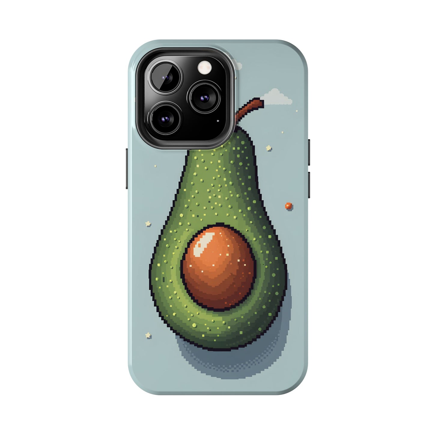 Pixel Avocado Tough Phone Case - Perfect for Foodies & Nature Lovers - for iPhone