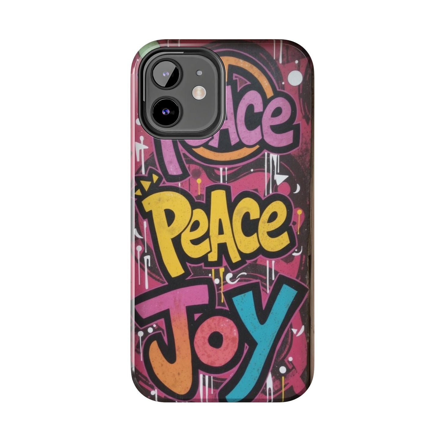Colorful Peace Joy Tough Phone Case