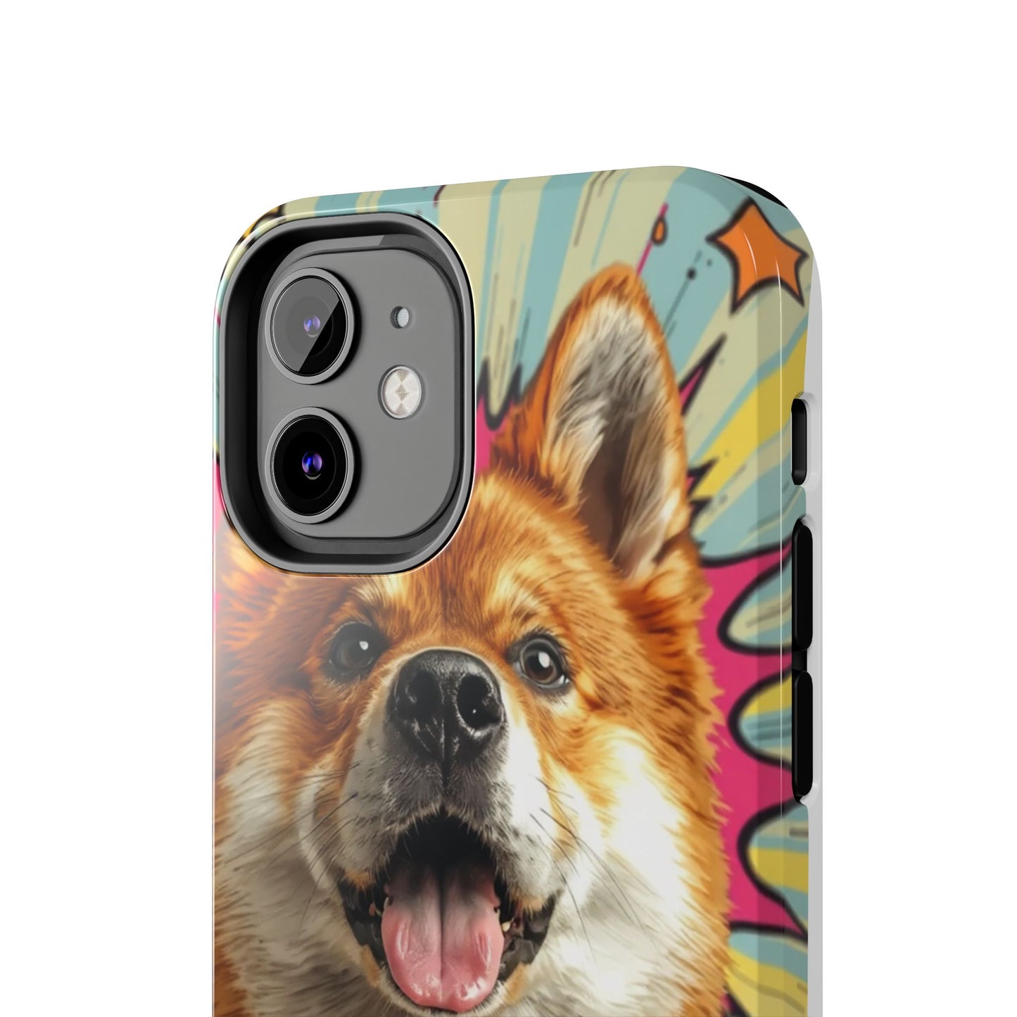Playful Dog Tough Phone Case - Durable & Stylish Pet Lover Gift