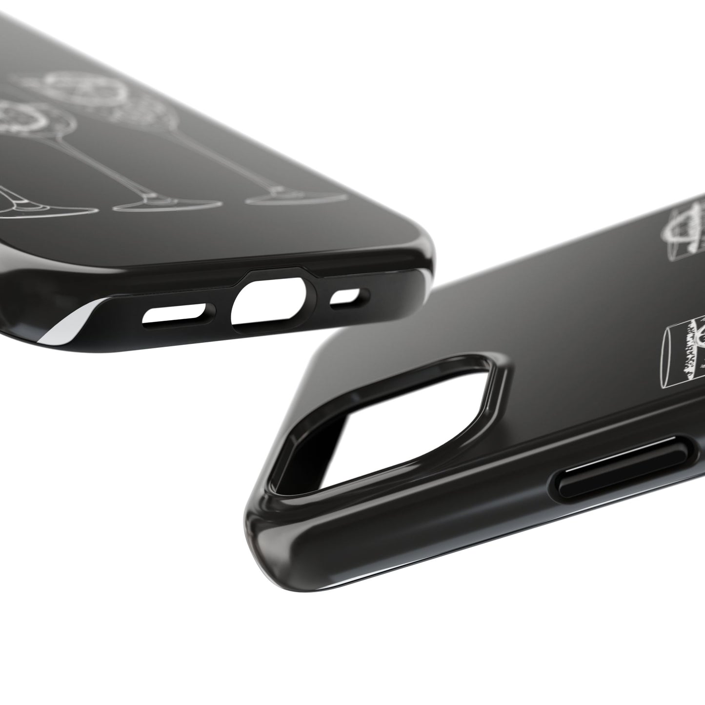Stylish Tough Phone Cases with Citrus Glass Design, Protective Cases for Parties, Summer Events, and Everyday Use