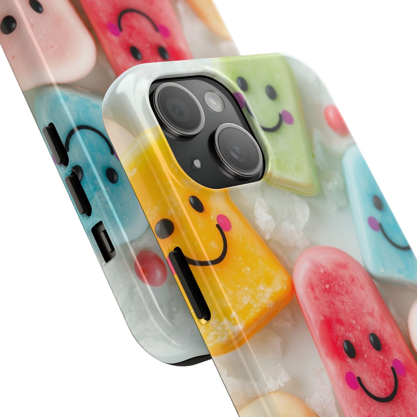 Cute Smile Popsicle Tough Phone Case - Fun Protection for Your Device