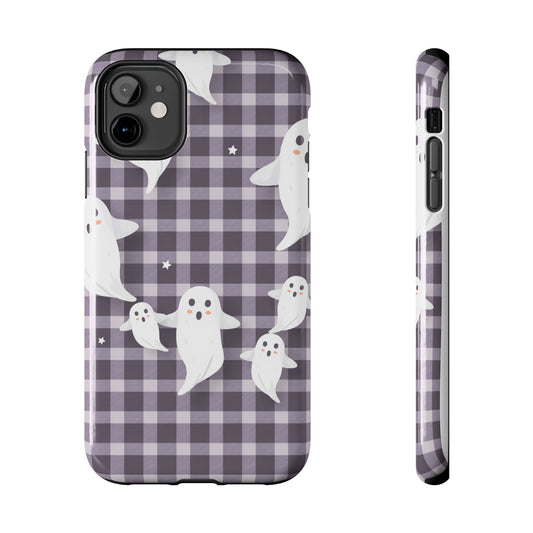 Cute Ghosts Tough Phone Case - Whimsical Halloween Design for Spooky Vibes