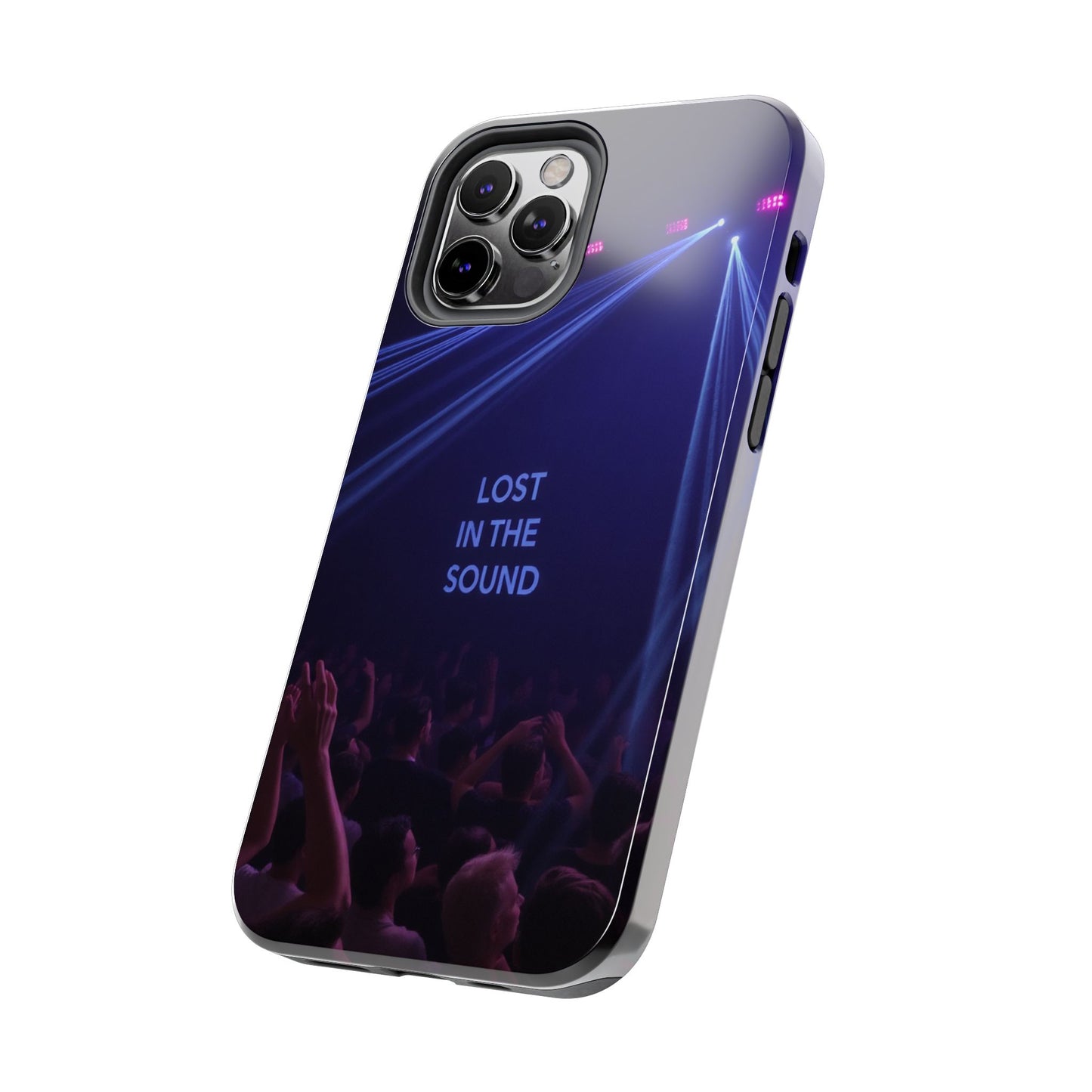 Vibrant Tough Phone Case - 'Lost in the Sound' Design for Music Lovers