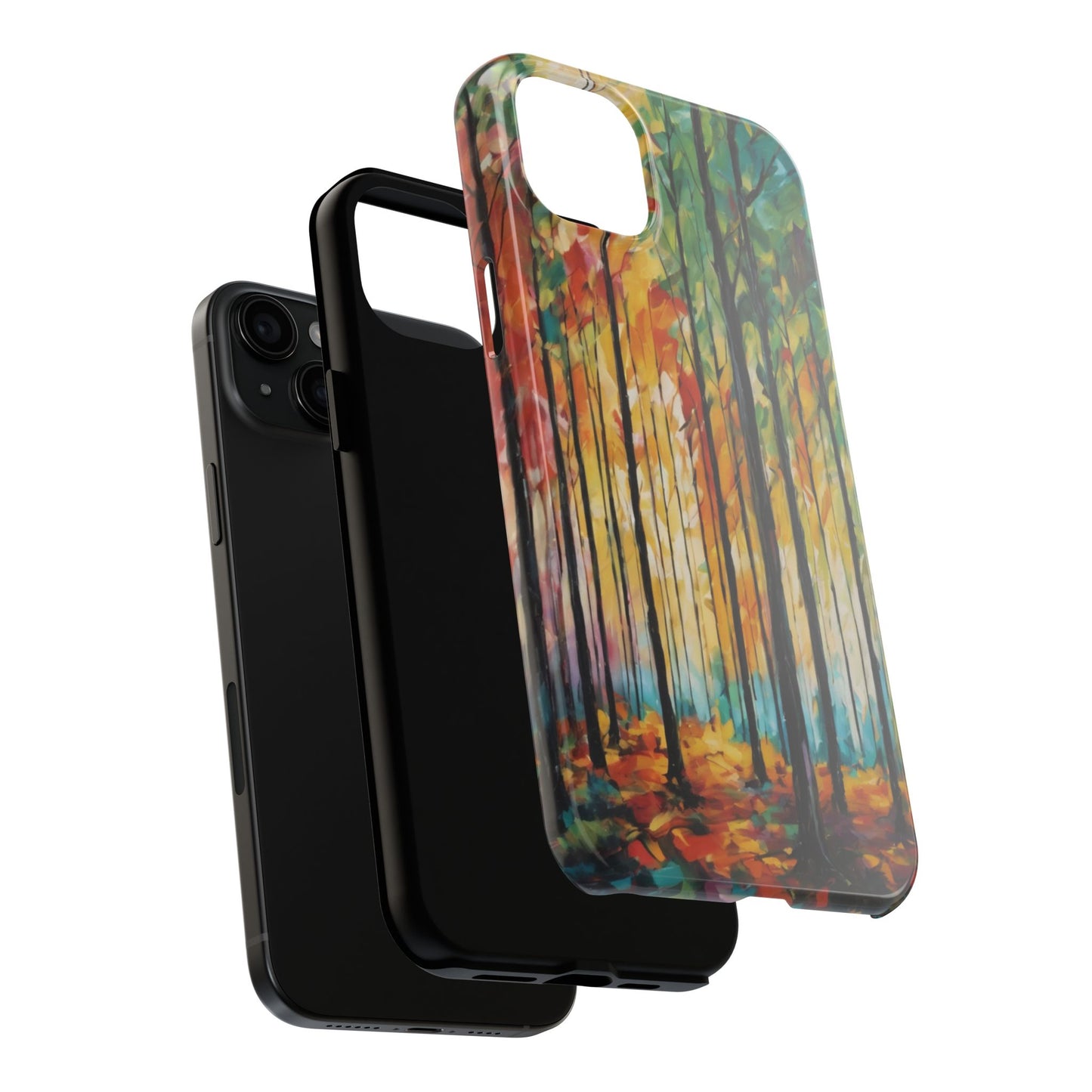 Autumn Forest Tough Phone Case - Colorful Nature Design - for iPhone