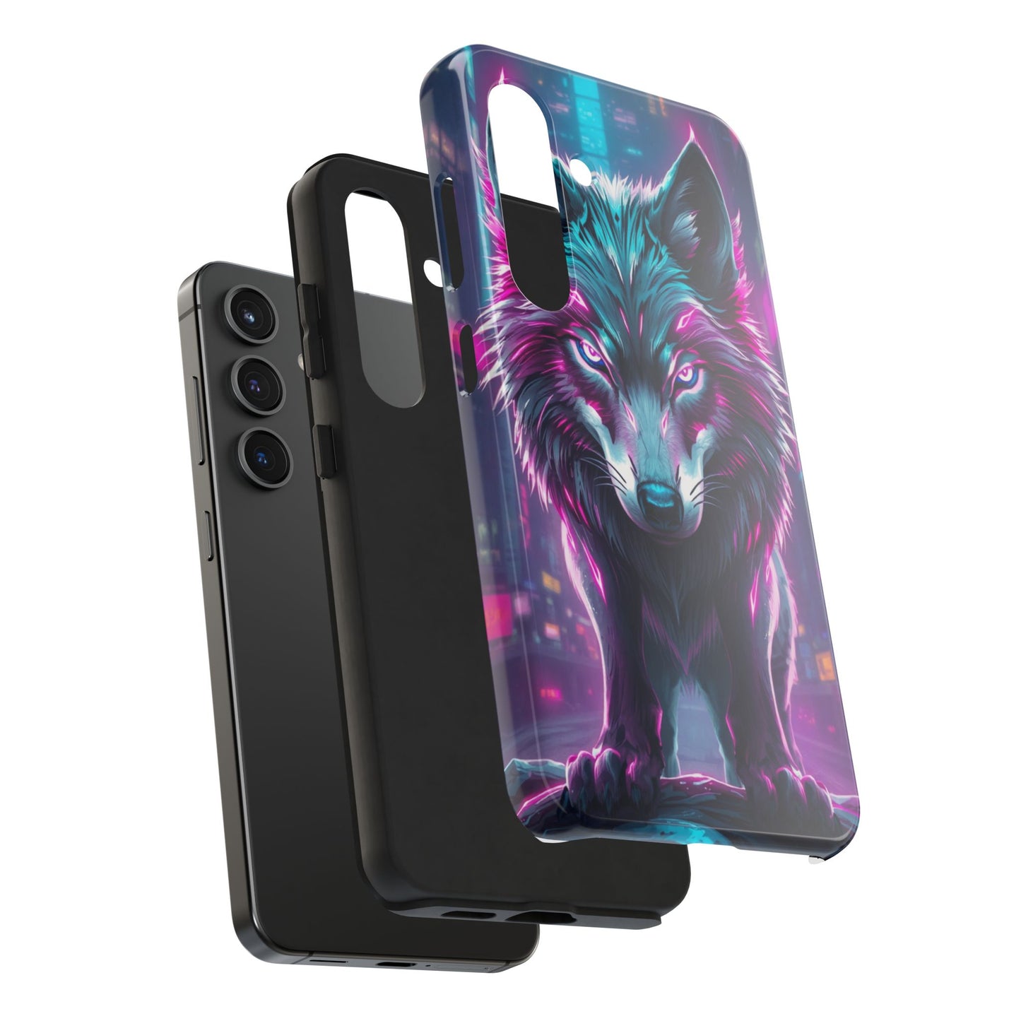 Fierce Wolf Phone Case - Tough & Vibrant Design for Animal Lovers