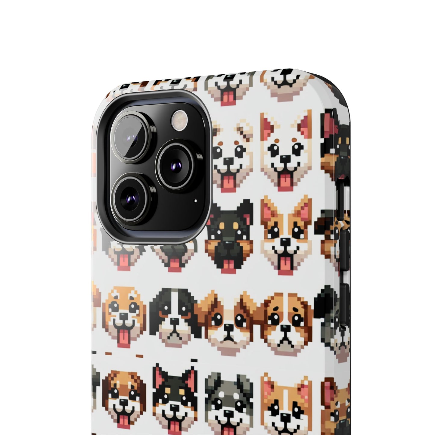 Pixelated Dog Breed Tough Phone Case - Cute, Durable Protection for Pet Lovers - for iPhone