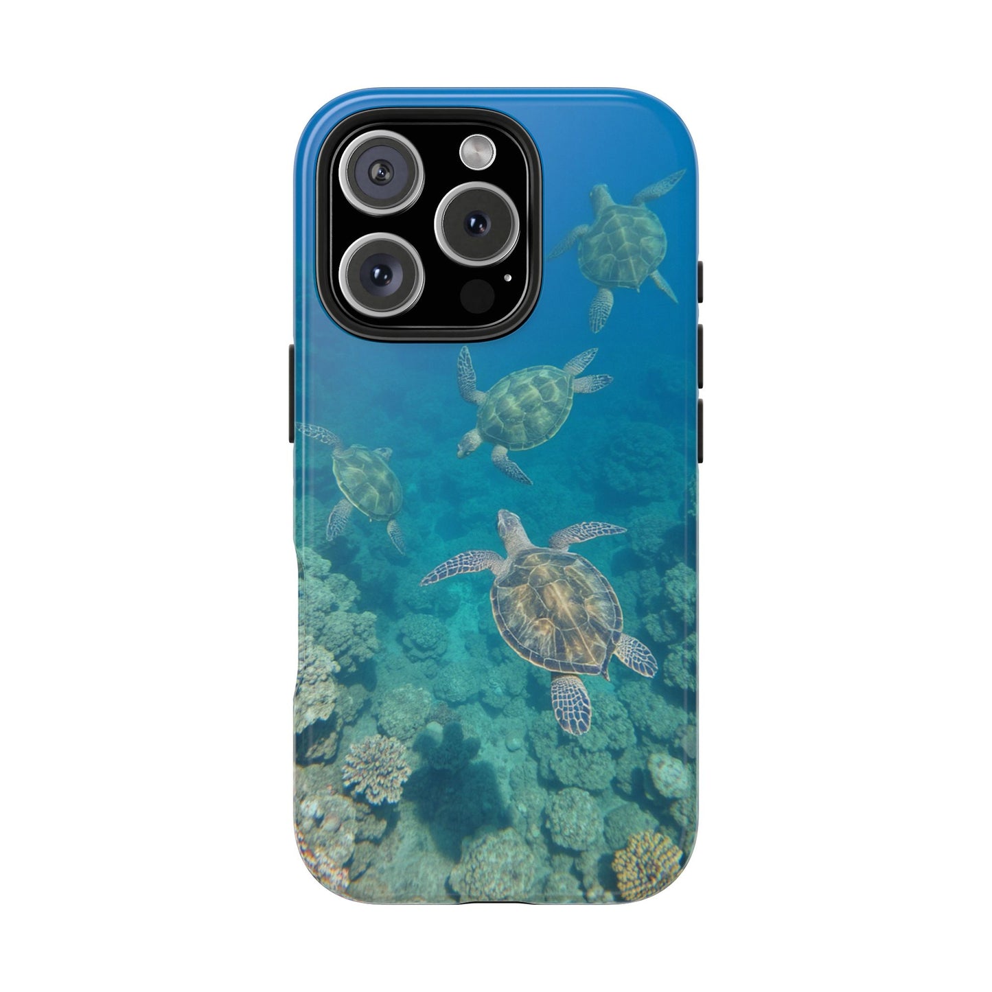Ocean Turtle Tough Phone Cases - Durable Protection with Marine Art