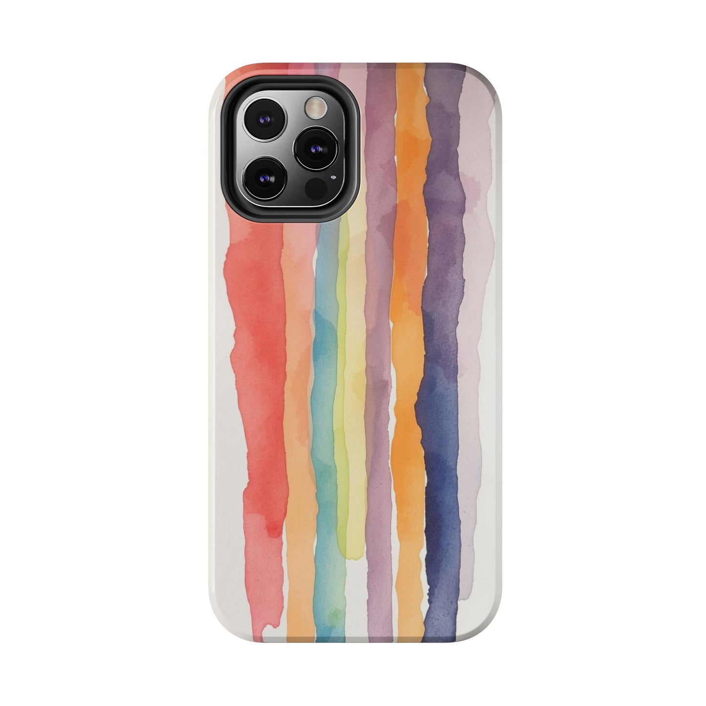 Colorful Watercolor Tough Phone Case - Stylish and Durable Cover for Creative Souls