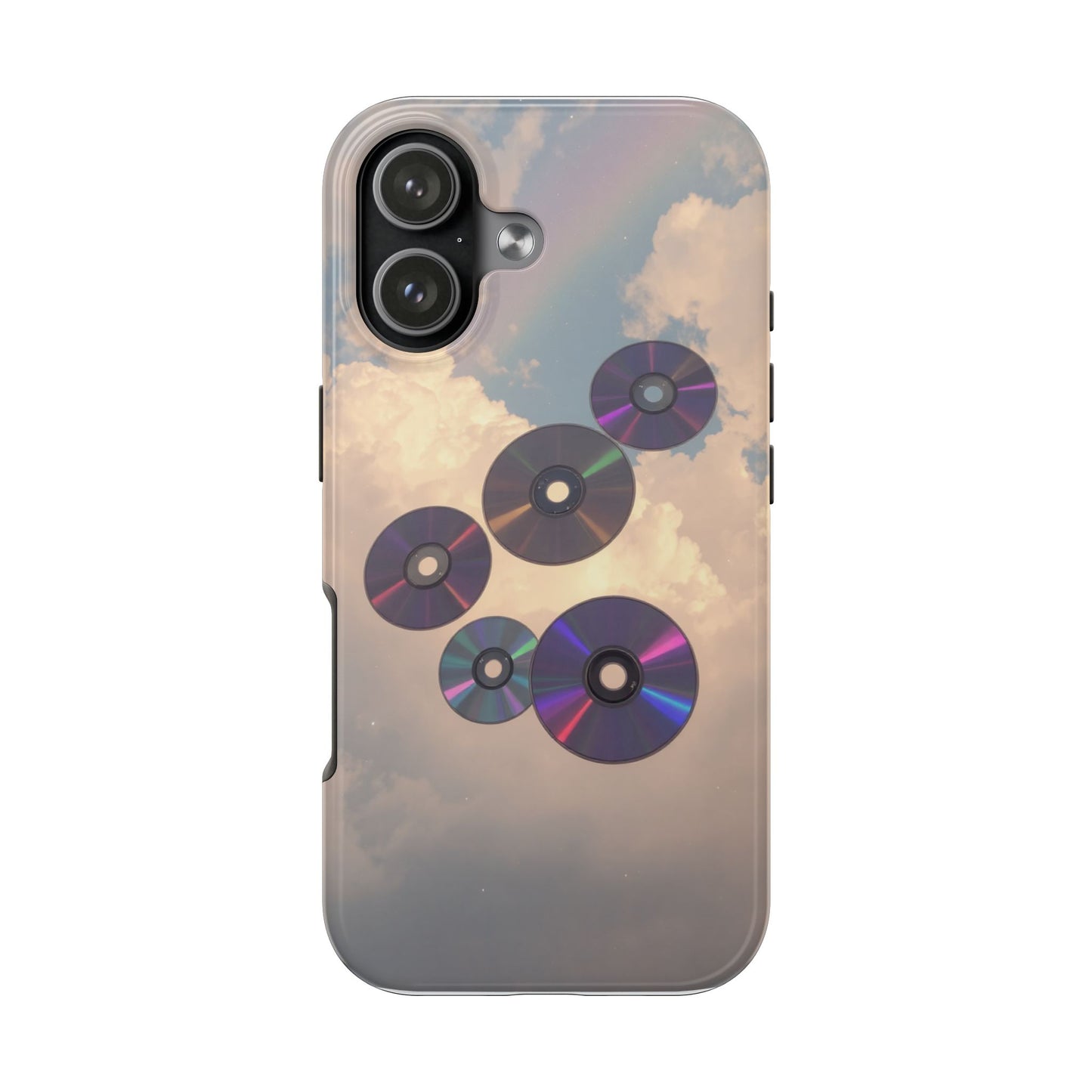 Vibrant Cloud CD Tough Phone Case - Durable and Stylish