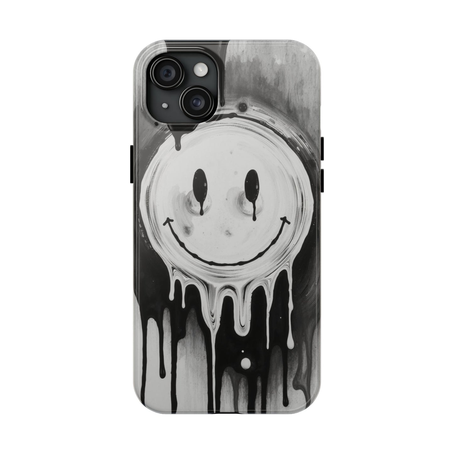 Dripping Smiley Tough Phone Case - Stylish & Durable Protection