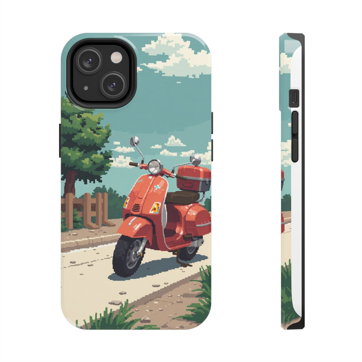Retro Scooter Phone Case - Tough & Stylish Protection