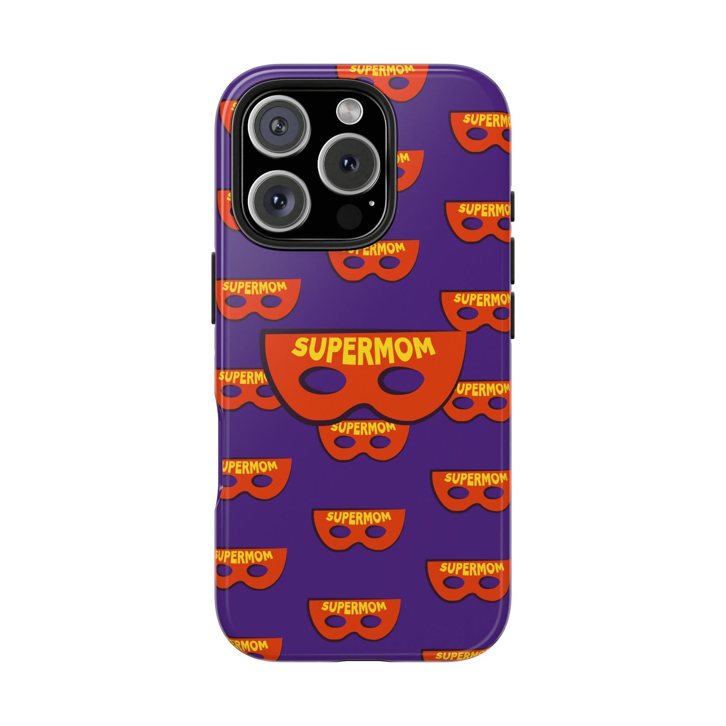 Supermom Tough Phone Case - Durable Protection with Fun Design - for iPhone
