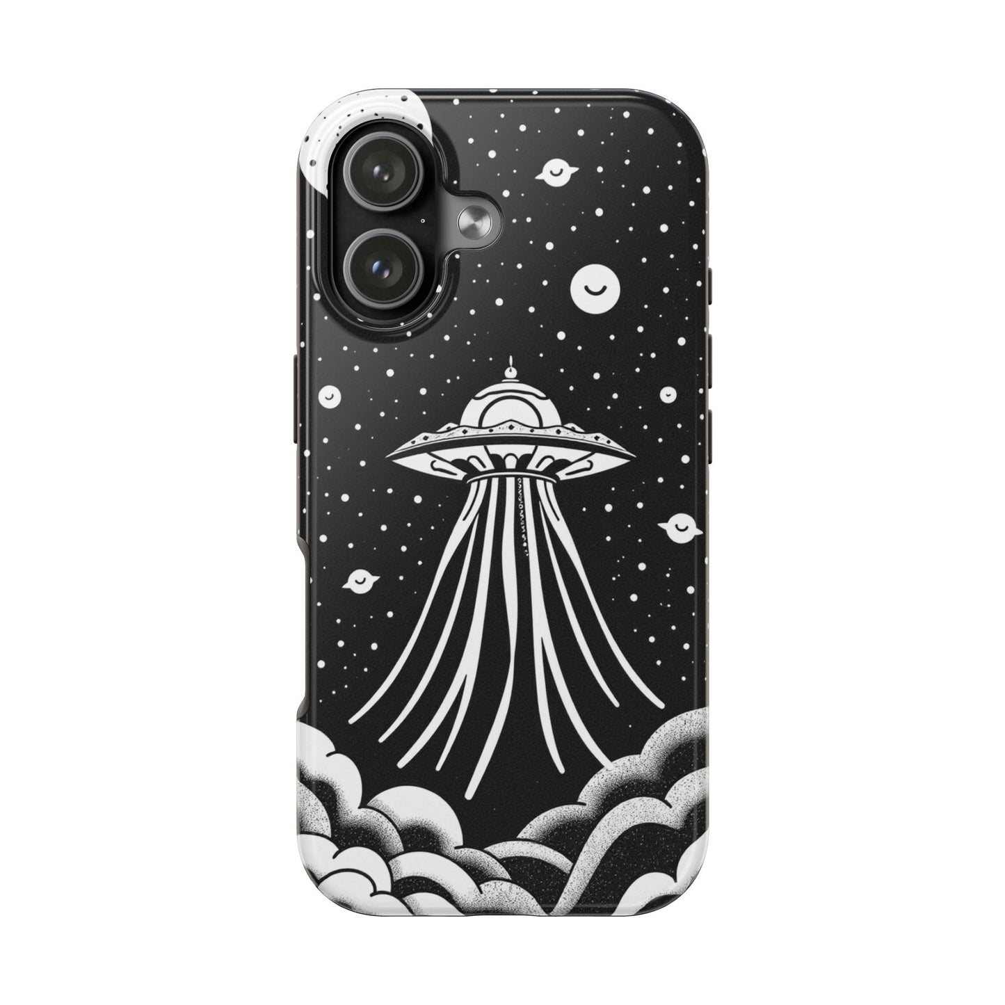 Galaxy UFO Tough Phone Case - Durable Protection with Unique Space Design