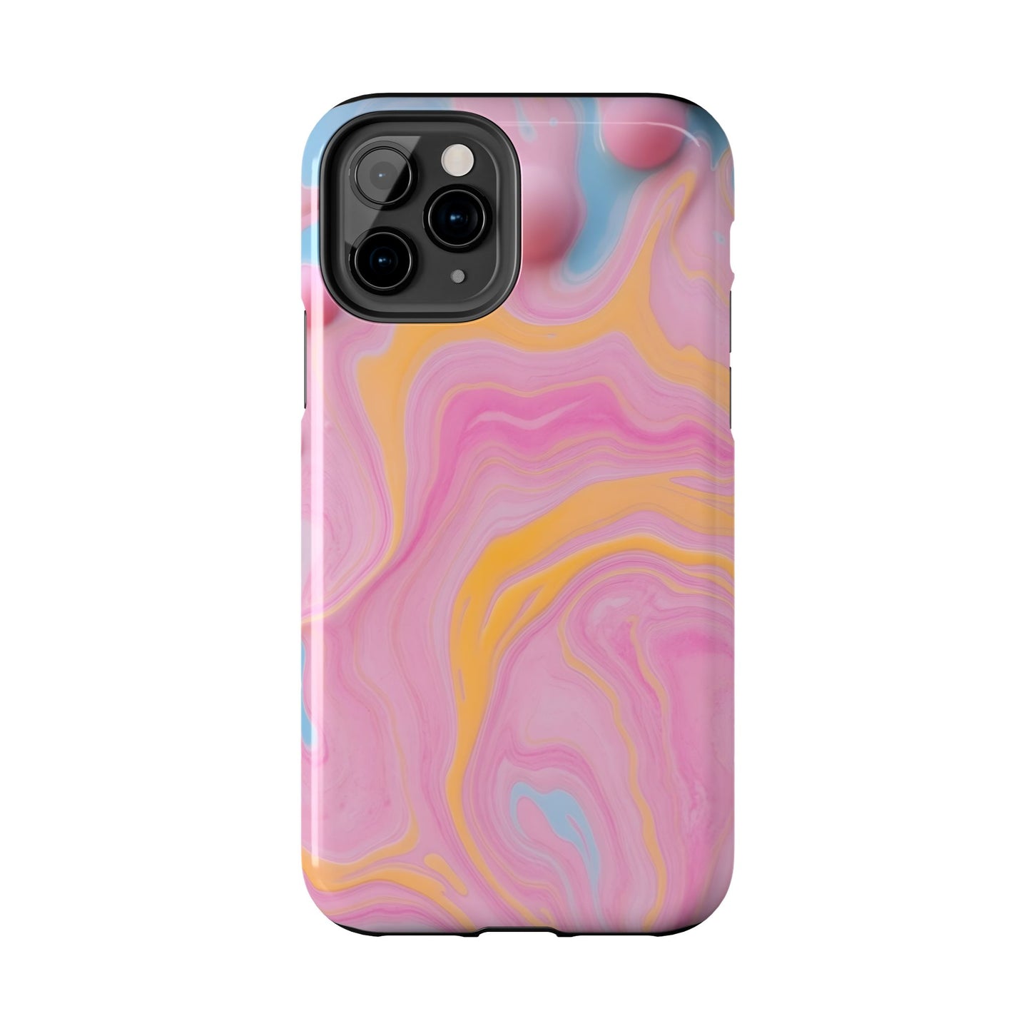 Liquid Candy Abstract Tough Phone Case - Durable Protection with Artistic Design - for iPhone