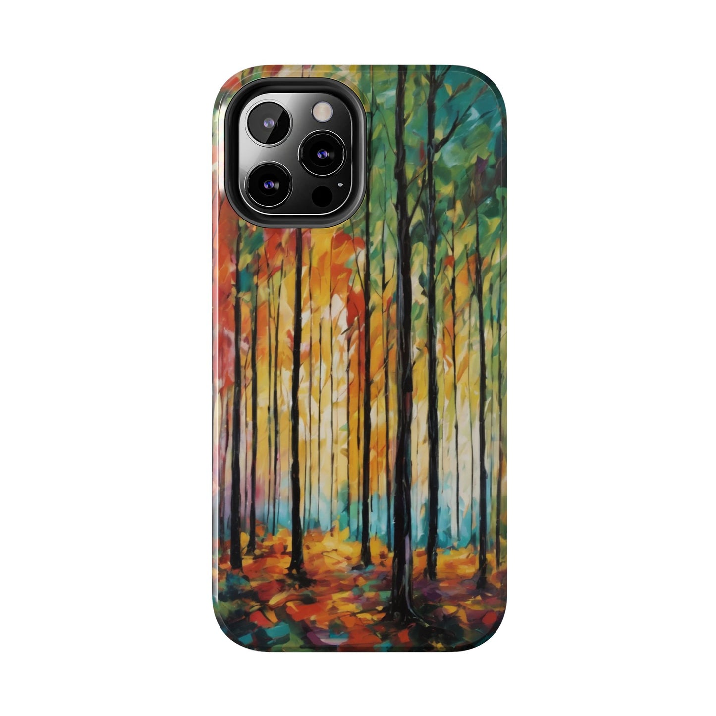 Autumn Forest Tough Phone Case - Colorful Nature Design - for iPhone