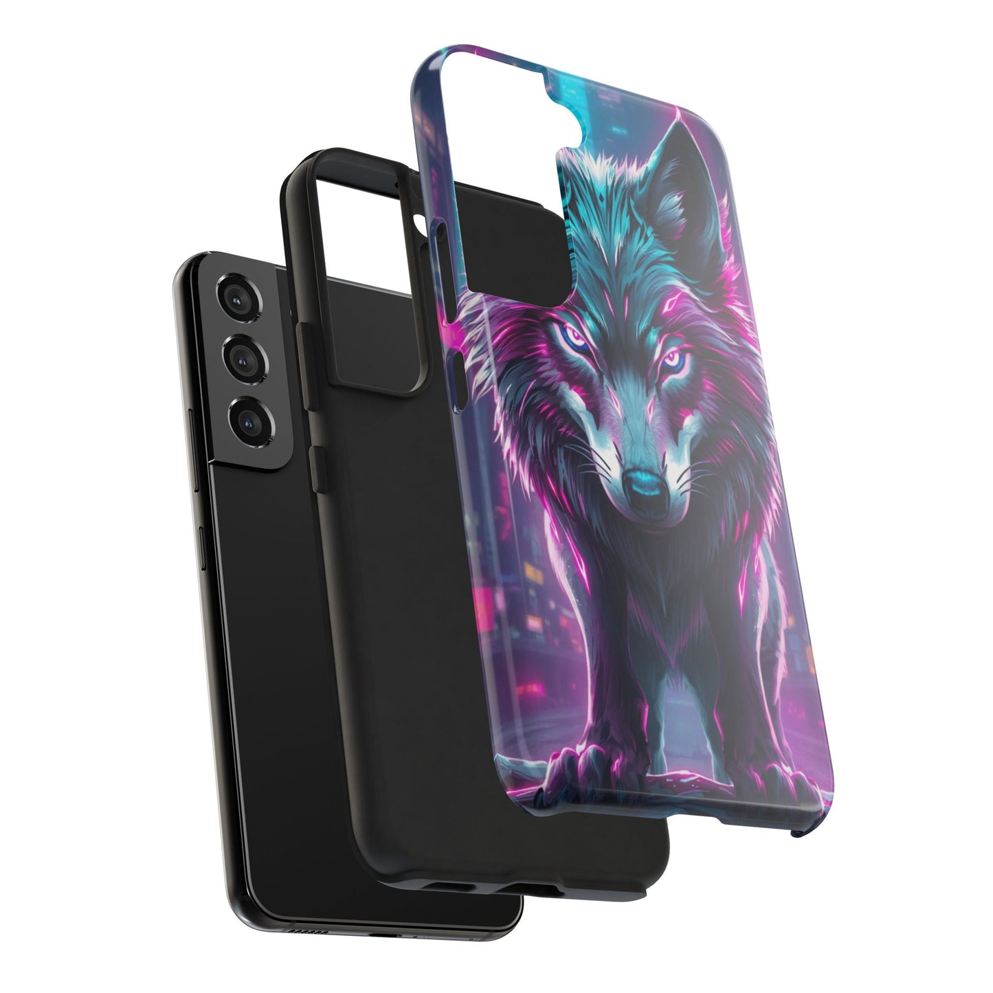 Fierce Wolf Phone Case - Tough & Vibrant Design for Animal Lovers