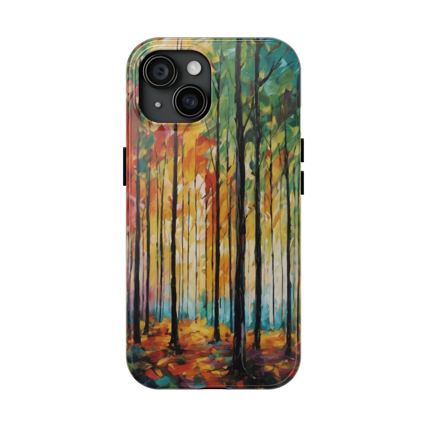 Autumn Forest Tough Phone Case - Colorful Nature Design - for iPhone