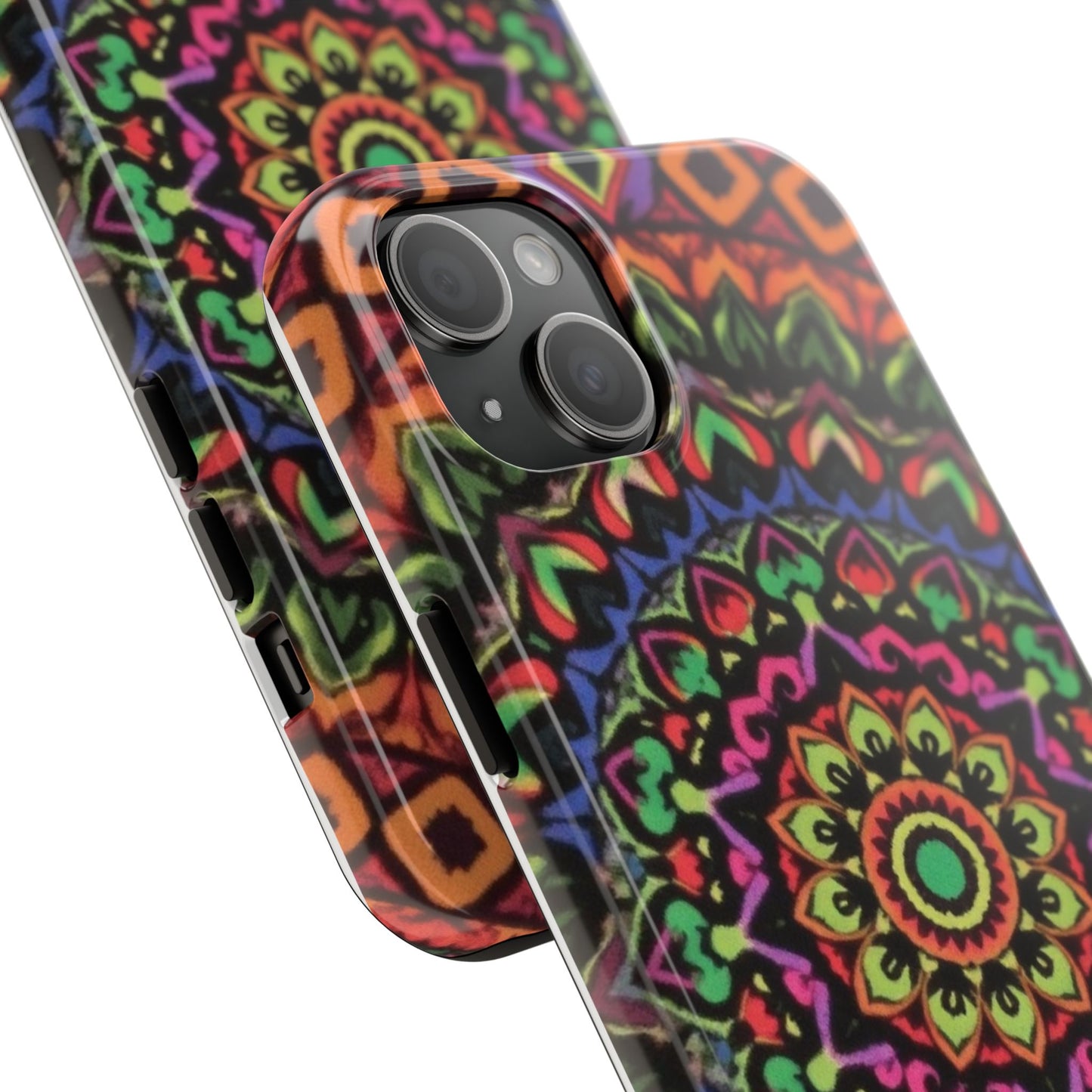 Colorful Mandala Tough Phone Case - Vibrant Designs for Trendy Protection - for iPhone
