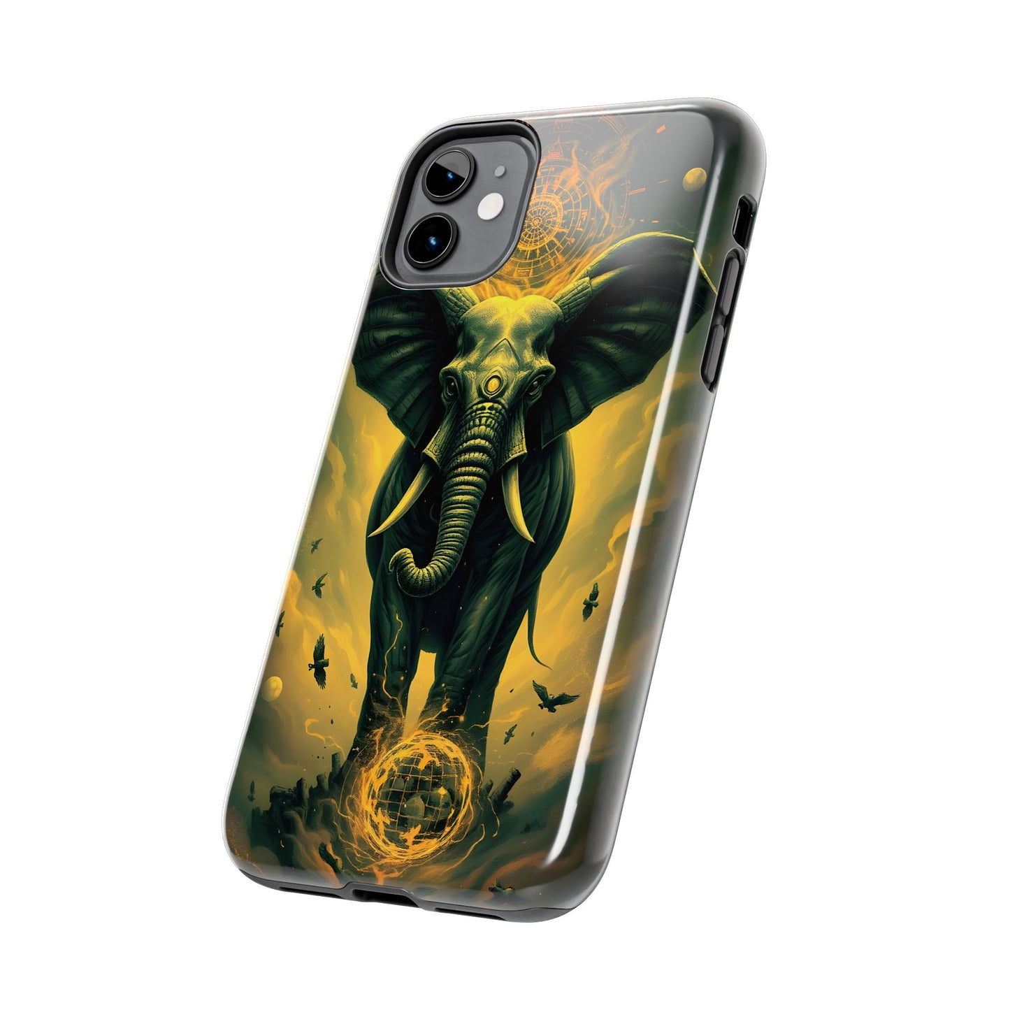 Majestic Elephant Clouds Tough Phone Case - Durable Protection with Bold Design - for iPhone