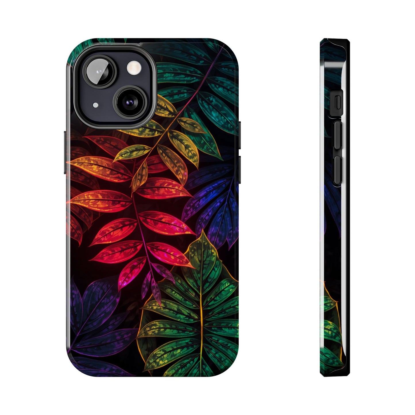 Vibrant Tropical Leaf Tough Phone Case