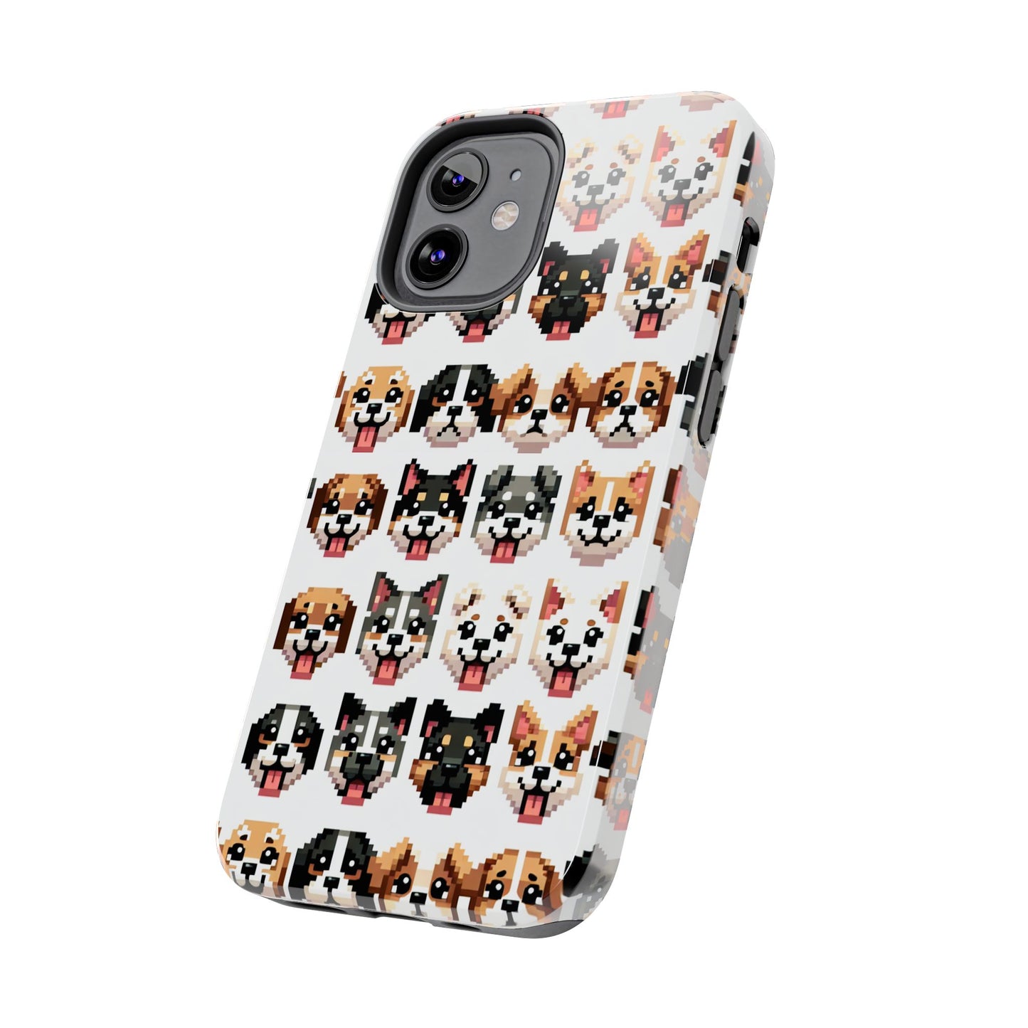 Pixelated Dog Breed Tough Phone Case - Cute, Durable Protection for Pet Lovers - for iPhone
