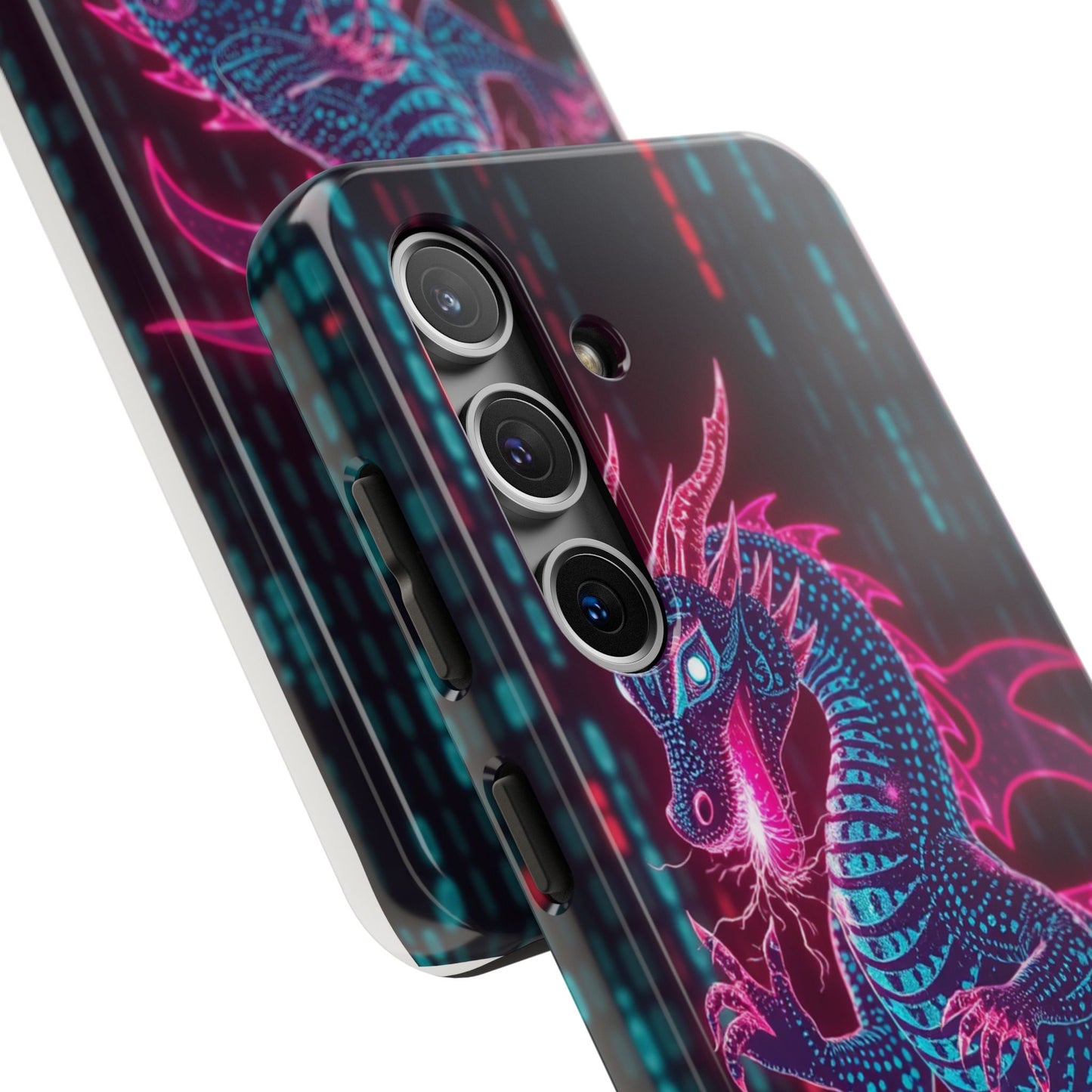 Electrifying Dragon Phone Case - Tough, Stylish Protection for Fantasy Lovers