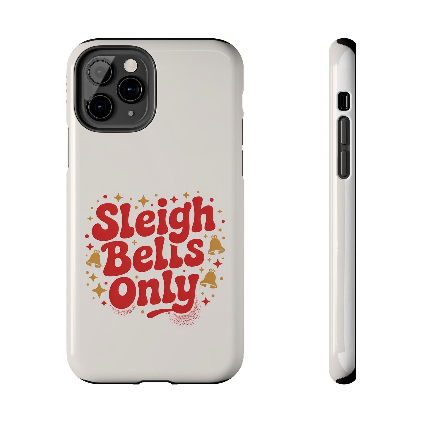 Holiday Tough Phone Case - Sleigh Bells Only Design