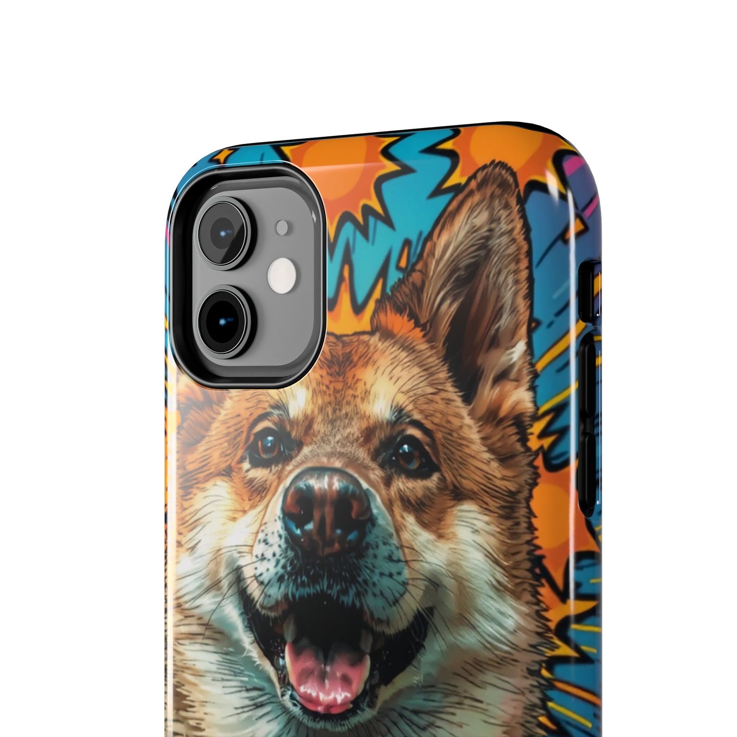 Vibrant Corgi Tough Phone Case - Fun Design for Pet Lovers