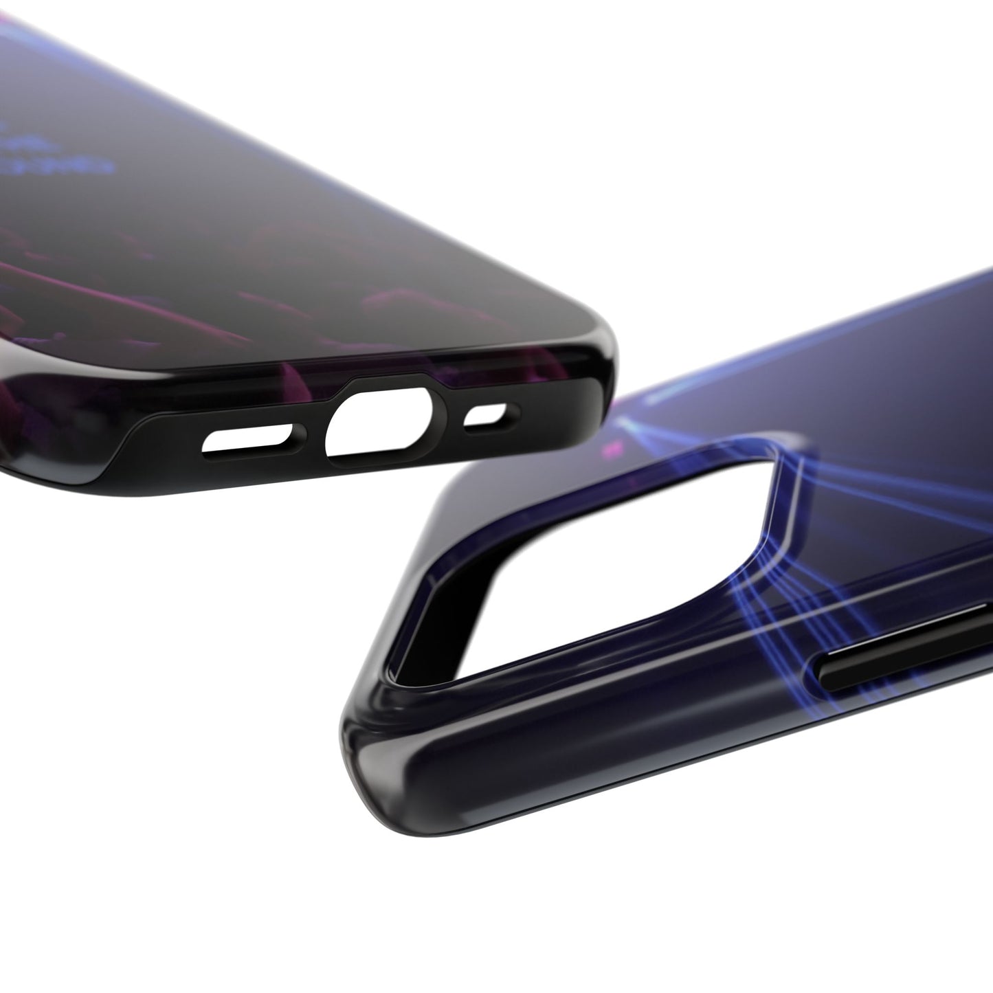 Vibrant Tough Phone Case - 'Lost in the Sound' Design for Music Lovers
