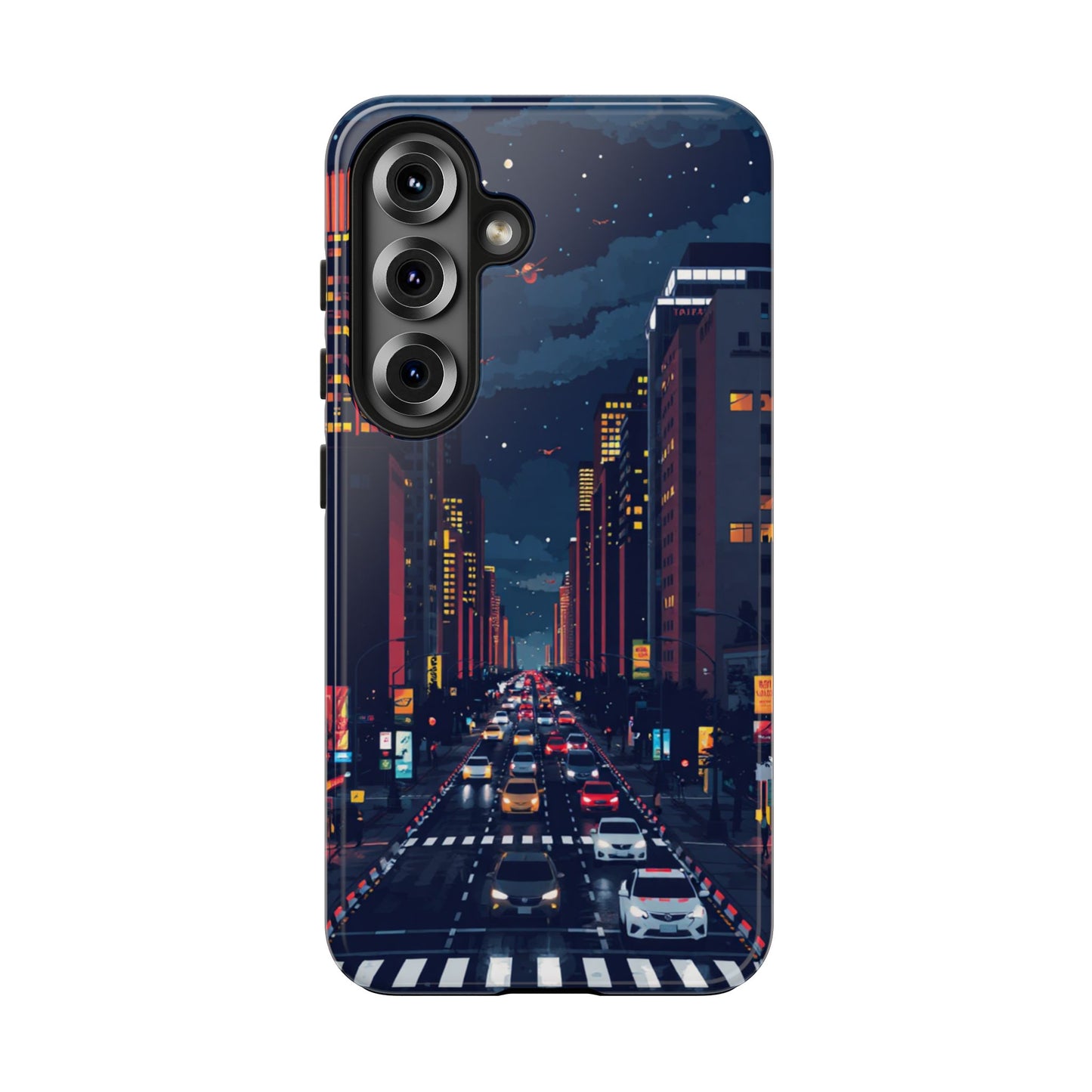 Urban Nightlife Tough Phone Case - Durable & Stylish Protection
