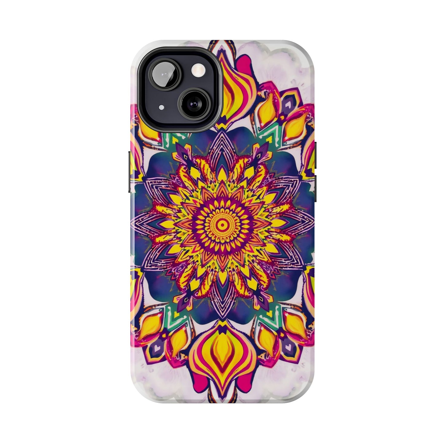 Vibrant Mandala Tough Phone Case - Boho Style Protection - for iPhone