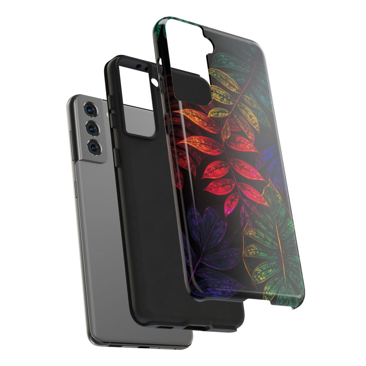 Vibrant Tropical Leaf Tough Phone Case