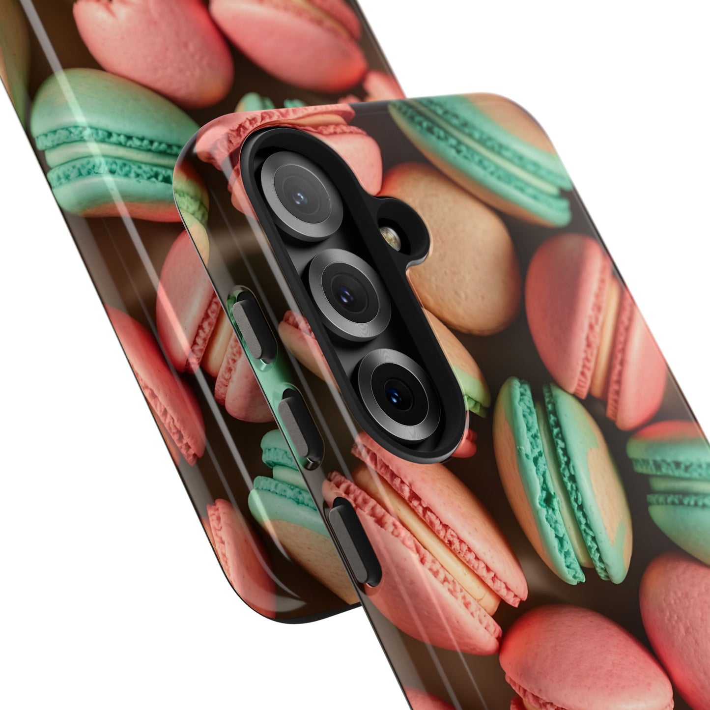 Colorful Tasty Macarons Tough Phone Case - Durable Protection with Sweet Aesthetic - for iPhone