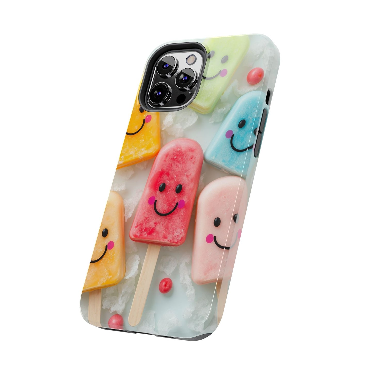 Cute Smile Popsicle Tough Phone Case - Fun Protection for Your Device