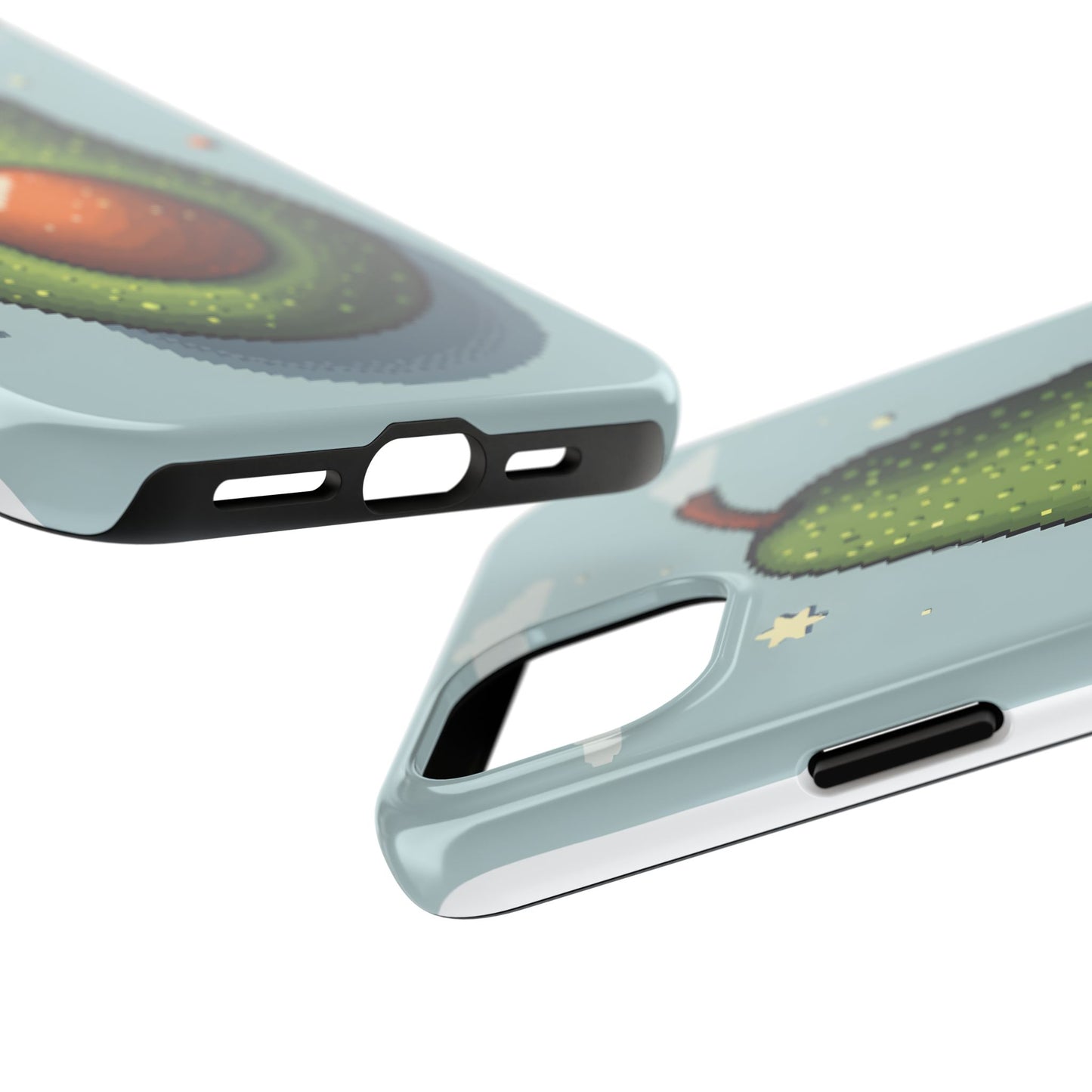 Pixel Avocado Tough Phone Case - Perfect for Foodies & Nature Lovers - for iPhone