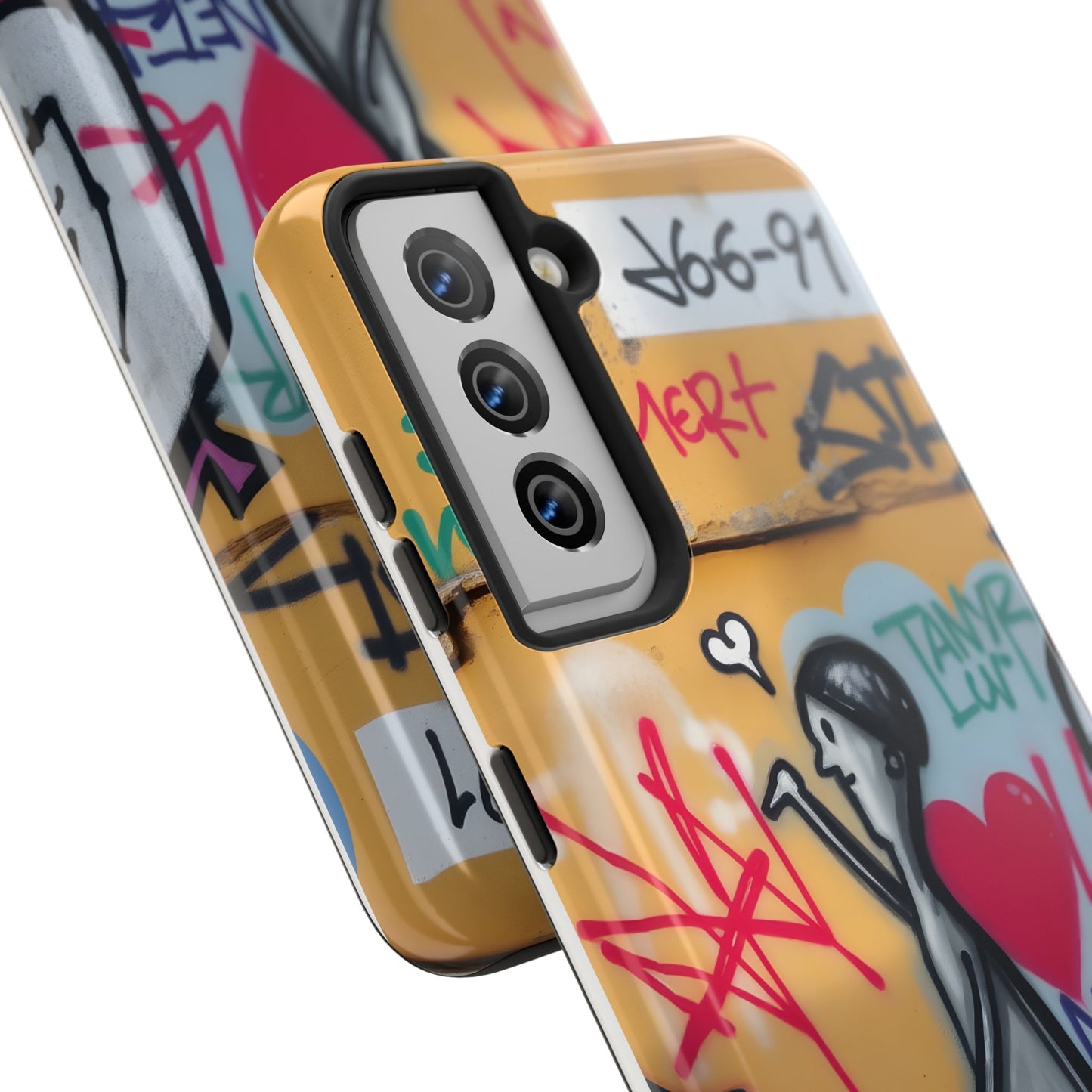 Urban Cupid Graffiti Tough Phone Case - Durable Protection with Street Art Vibe - for iPhone