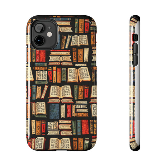Book Lover Tough Phone Cases - Durable Protective Cases for Literature Fans