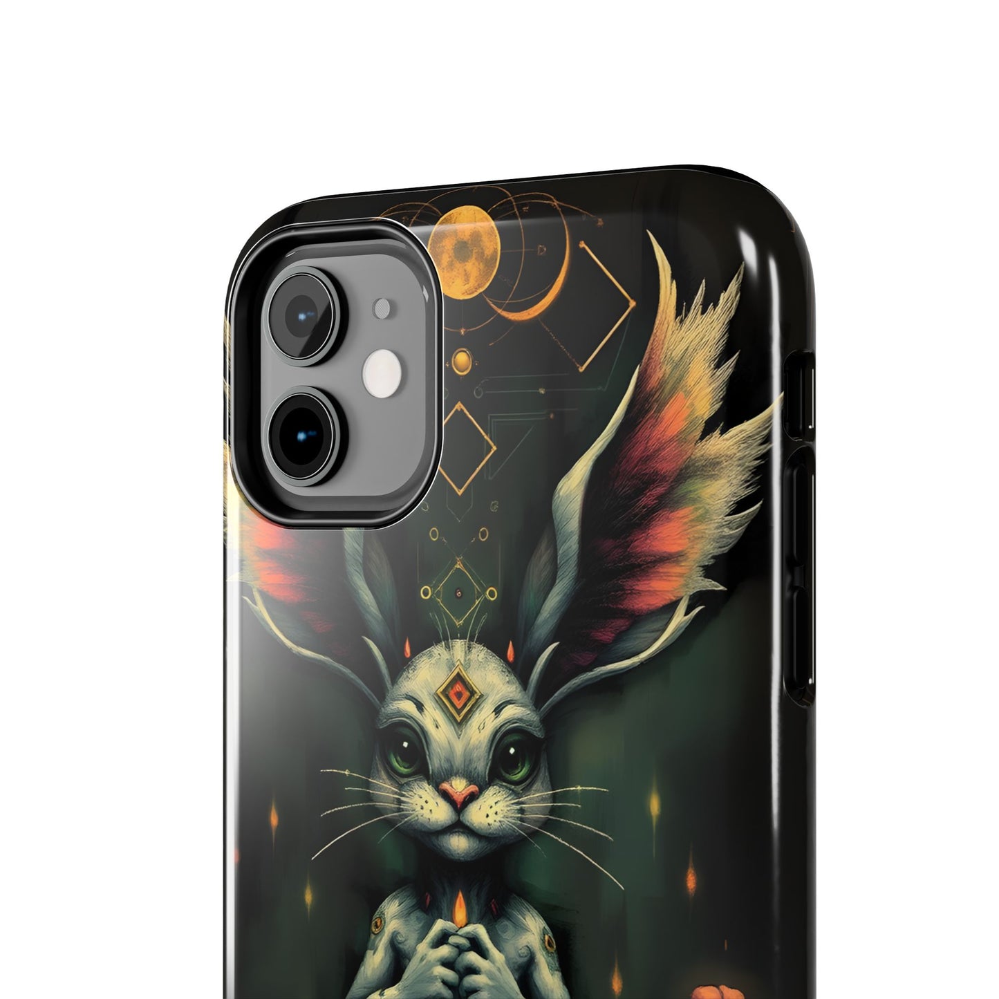 Artistic Rabbit Phone Cases - Unique and Durable Design of Mystical Bunny - for iPhone