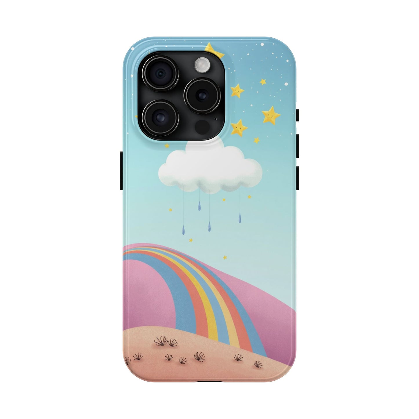 Colorful Rainbow Phone Case - Durable Tough Design for Adventurers