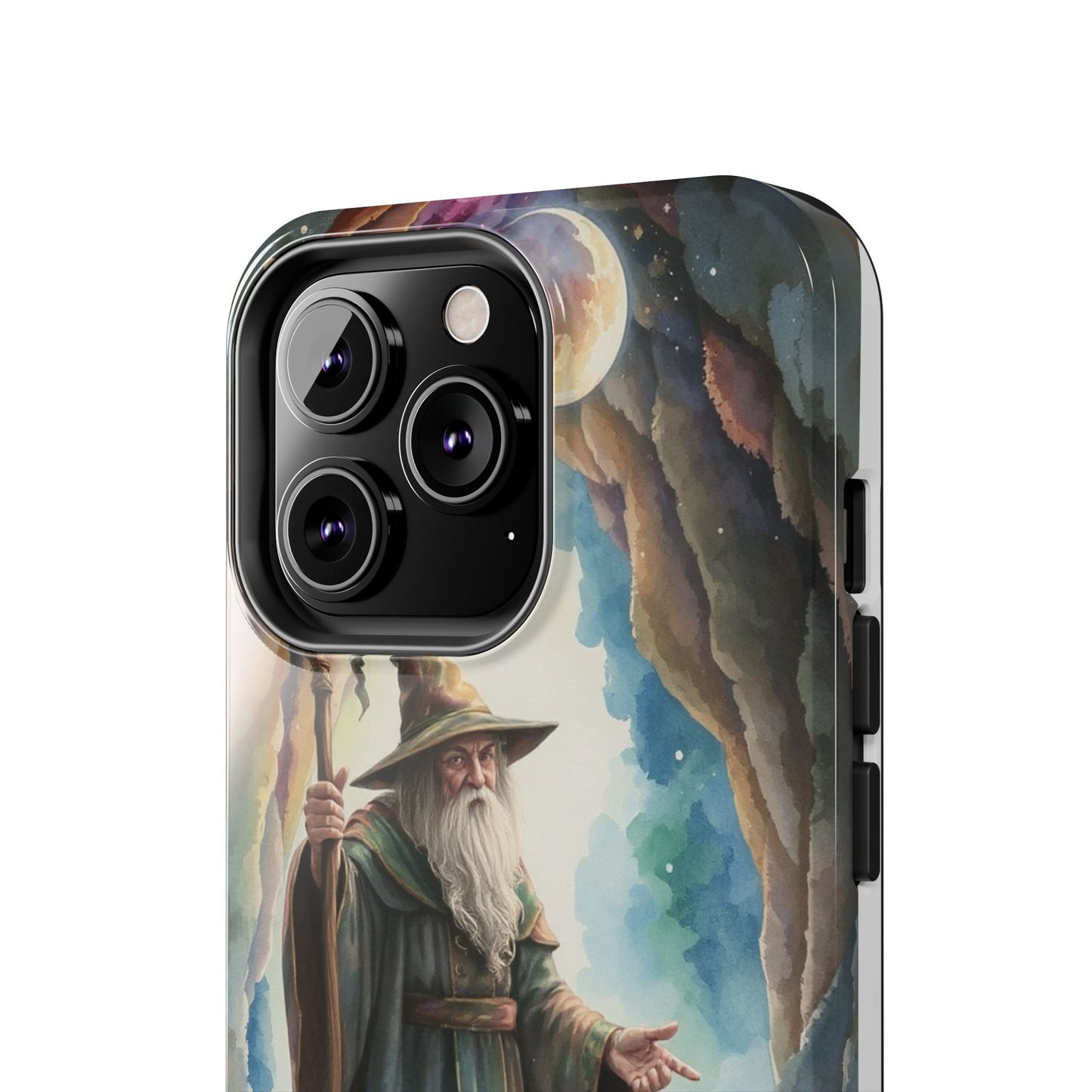 Magical Wizard Phone Case - Tough, Durable Phone Cover for Fantasy Lovers, Geek Gift, Unique Design, Celestial Phone Accessory
