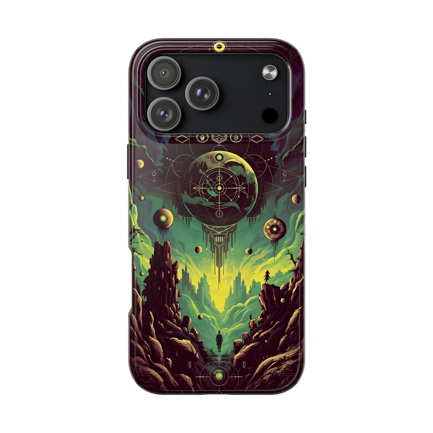 Cosmic Adventure Tough Phone Case - Galaxy Design for Space Enthusiasts - for iPhone