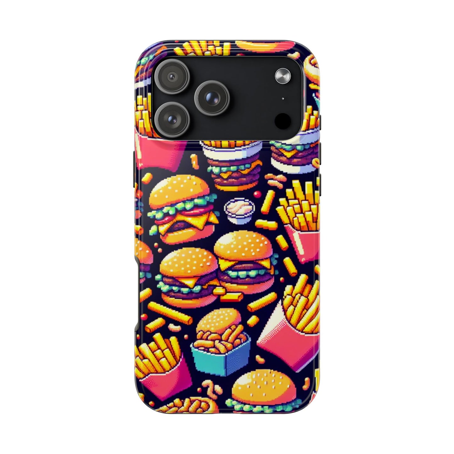 Retro Fast Food Phone Case - Tough and Durable - for iPhone