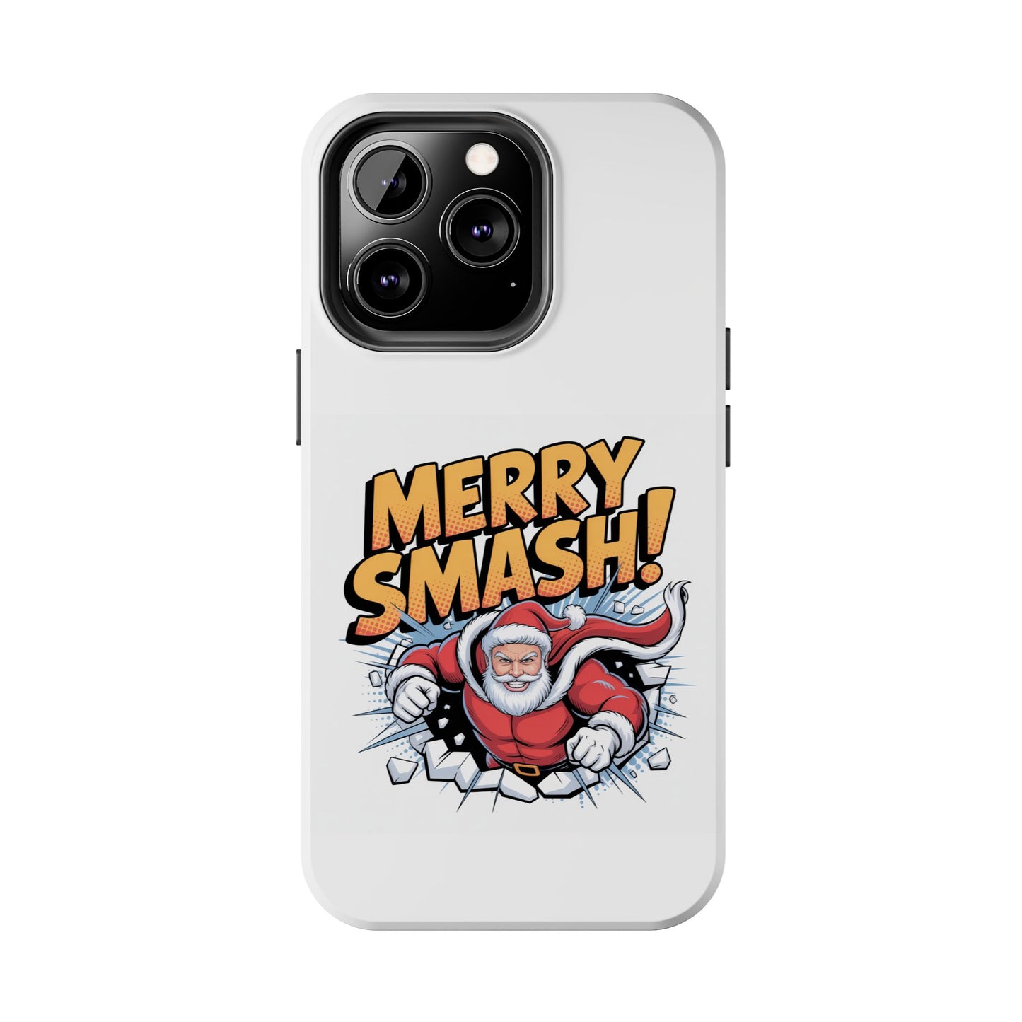 Santa Merry Smash Phone Case