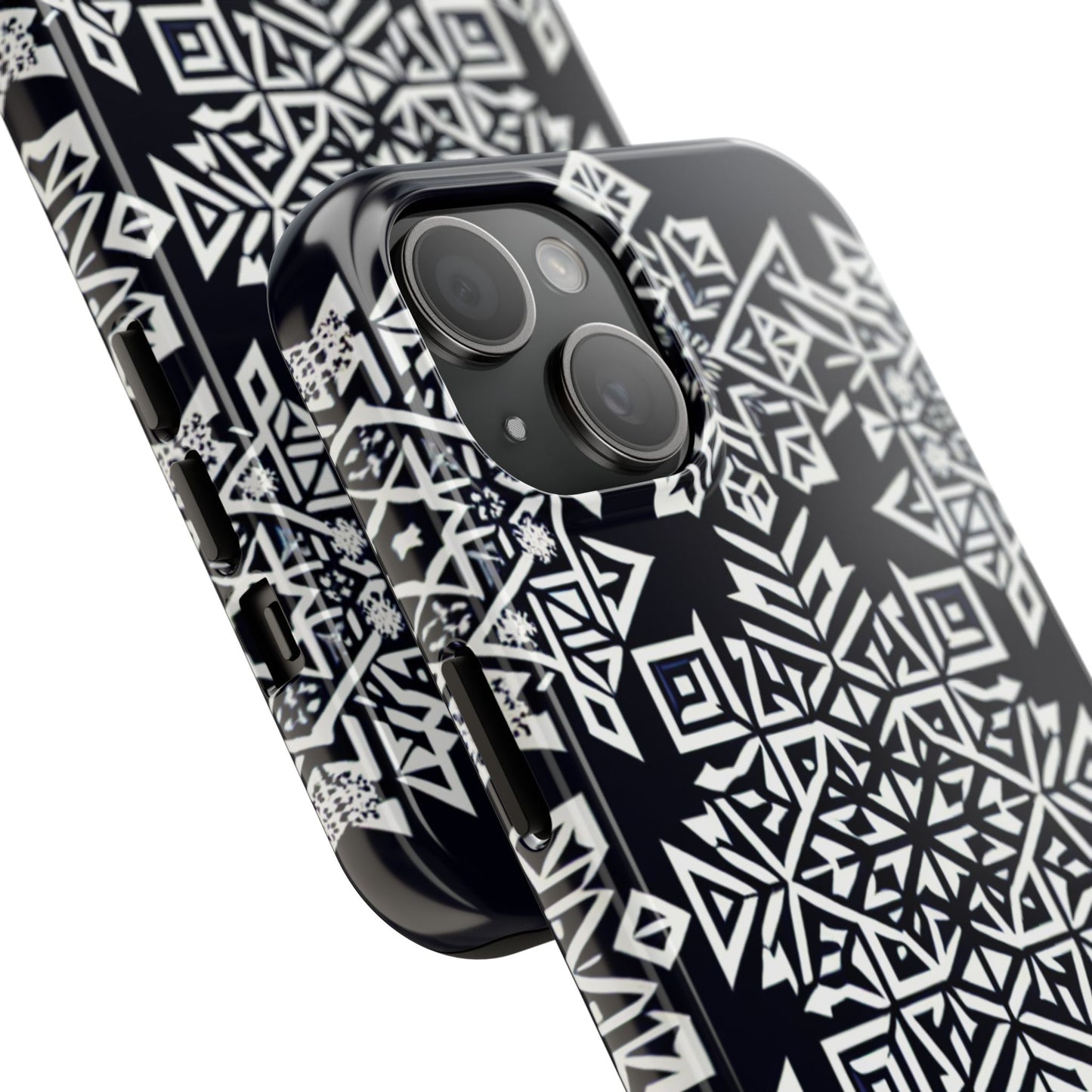 Winter Wonderland Tough Phone Case - Digital Snowflake - for iPhone