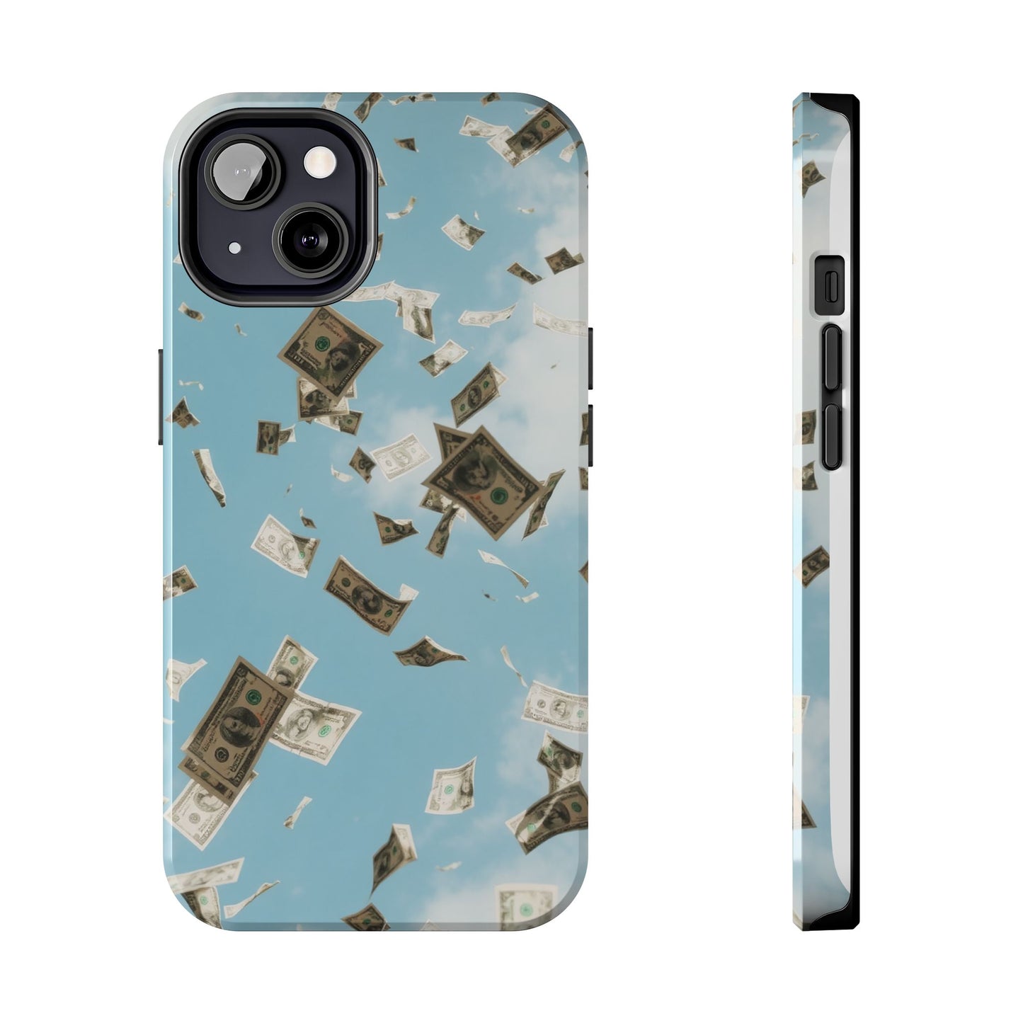 Cinematic Money Rain Phone Case | Tough & Stylish Accessory for Trendsetters, Gift for Birthdays, Graduations, and Celebrations