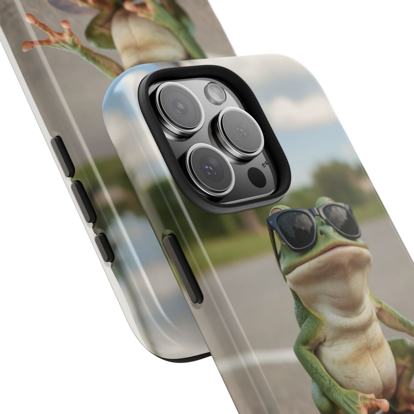 Cool Frog Skateboard Phone Case - Tough and Stylish Protection