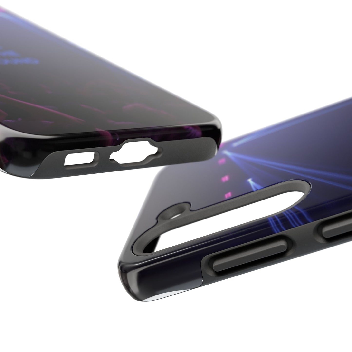 Vibrant Tough Phone Case - 'Lost in the Sound' Design for Music Lovers
