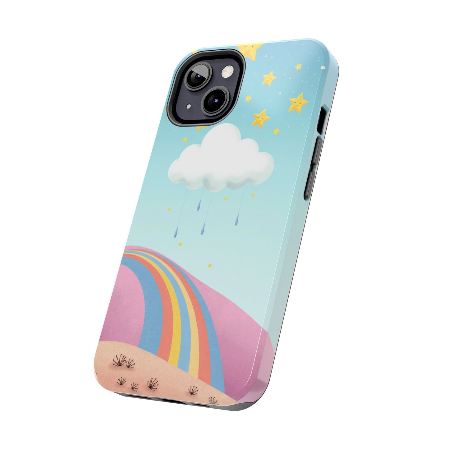Colorful Rainbow Phone Case - Durable Tough Design for Adventurers