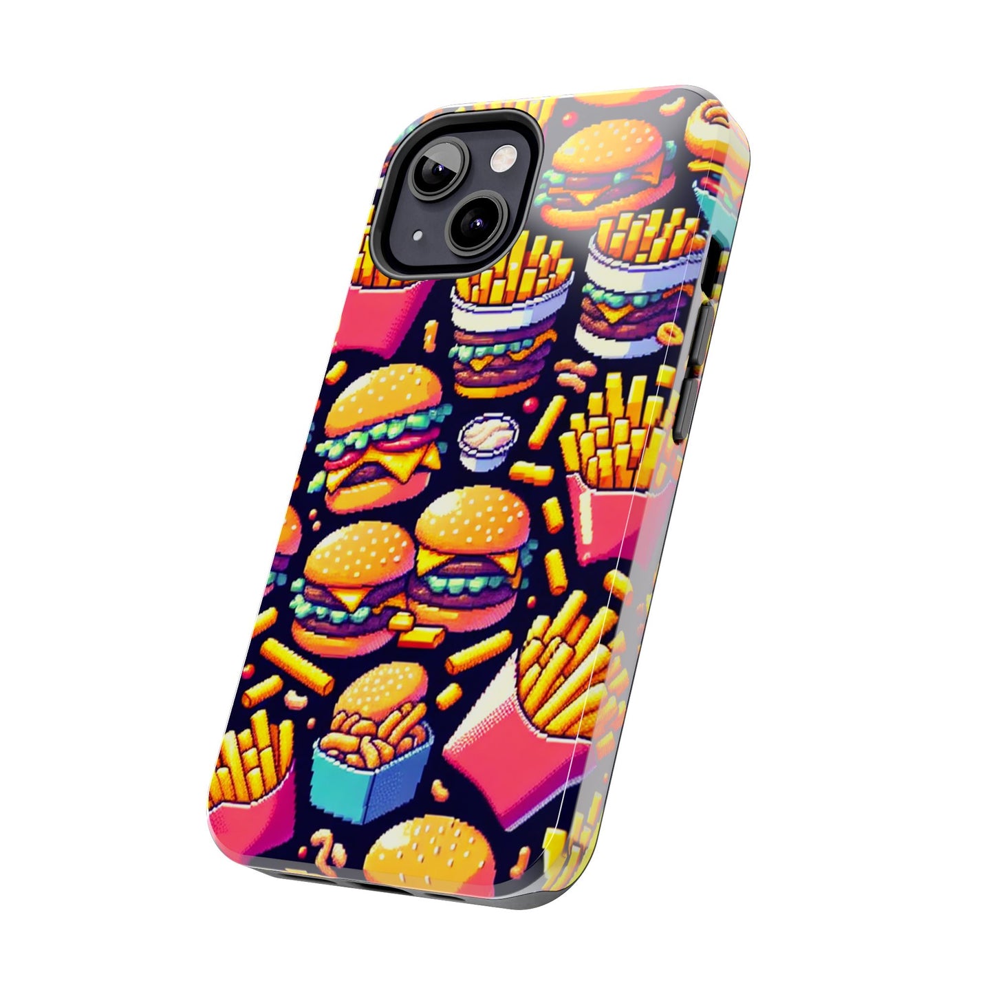 Retro Fast Food Phone Case - Tough and Durable - for iPhone